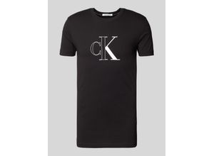 8720639018314 - T-Shirt mit Label-Print