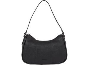 8720639022038 - Schultertasche Reißverschluss Label für Damen schwarz