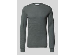 8720639106349 - Longsleeve mit gerippten Abschlüssen