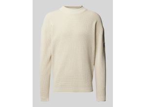 8720639312719 - Relaxed Fit Strickpullover mit Label-Patch