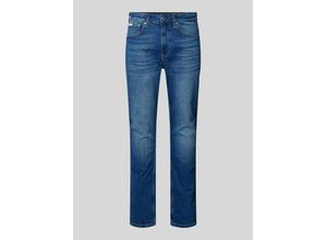 8720639439782 - Slim Tapered Fit Jeans mit Label-Patch