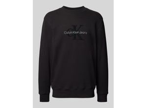 8720639459605 - Sweatshirt mit Label-Stitching