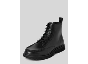 8720639471461 - Boots aus Leder mit Schnürung und Reißverschluss