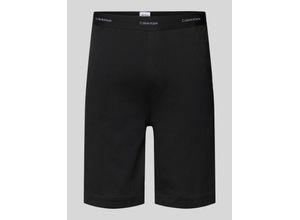 8720639816415 - Regular Fit Shorts mit elastischem Label-Bund