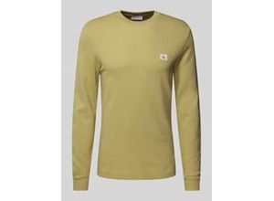 8720639922529 - Longsleeve mit Label-Stitching