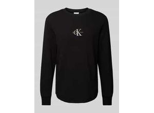 8720639932580 - Longsleeve mit Logo-Stitching