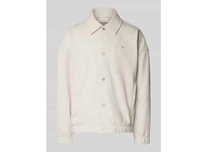 8720639949687 - Sweatjacke mit Label-Patch