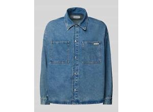 8720639952755 - Relaxed Fit Jeanshemd mit Label-Patch