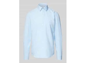 8720639986347 - Slim Fit Business-Hemd mit Label-Stitching Modell Bari