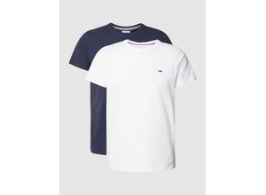 8720641121132 - Slim Fit T-Shirt mit Label-Stitching im 2er-Pack