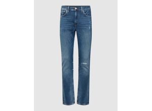 8720641488303 - Jeans mit Label-Patch aus Leder Modell HOUSTON