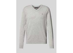 8720641508261 - Pullover mit Cashmere-Anteil Herren Baumwolle hellgrau meliert