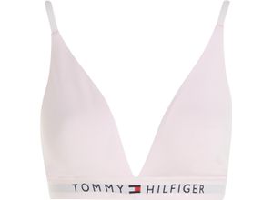 8720643763613 - TOMMY HILFIGER Triangel-BH bügellos Logo-Unterbrustband für Damen rosa L