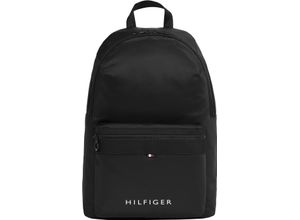 8720644249345 - TOMMY HILFIGER Rucksack Frontfach Label uni für Herren schwarz