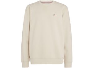 8720644981207 - TOMMY Jeans Pullover Logo-Stickerei für Herren beige S