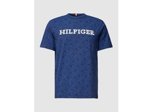 8720645066972 - Regular Fit T-Shirt mit Logo-Muster