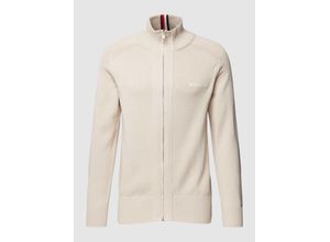 8720645067764 - Strickjacke mit Label-Stitching Modell MONOTYPE