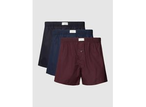 8720645359753 - Boxershorts in unifarbenem Design im 3er-Pack