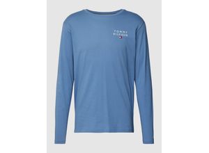 8720645410676 - Longsleeve mit Label- und Logo-Print