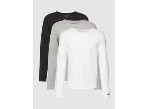 8720645523079 - Longsleeve mit Label-Stitching im 3er-Pack