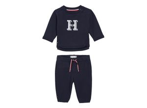 8720645655695 - Shirt & Hose TOMMY HILFIGER BABY ITHACA H SET Gr 62 blau (desert sky) Baby KOB Set-Artikel Outfits mit Logo-Stickereien