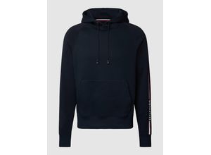 8720645712695 - Hoodie mit Känguru-Tasche und Logo-Streifen