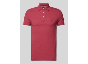 8720646285181 - Slim Fit Poloshirt mit Label-Stitching