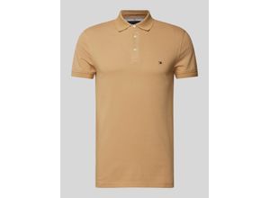 8720646285211 - Slim Fit Poloshirt mit Label-Stitching