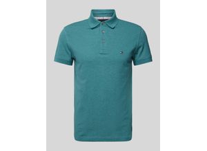 8720646285280 - Slim Fit Poloshirt mit Label-Stitching