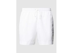 8720646366422 - Regular Fit Badeshorts mit Label Stitching