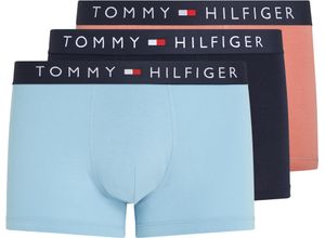 8720646367757 - TOMMY HILFIGER Original Pants kurz Logo-Bund 3er-Pack für Herren orange XL