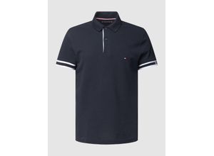 8720646457335 - Slim Fit Poloshirt mit Logo-Stitching