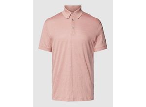 8720646533824 - Regular Fit Poloshirt aus Leinen-Mix