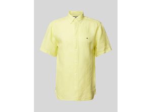 8720646611232 - Regular Fit Leinenhemd mit Button-Down-Kragen