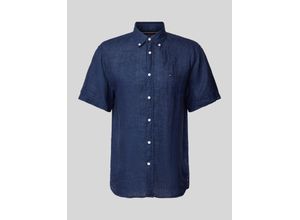 8720646615889 - Regular Fit Leinenhemd mit Button-Down-Kragen