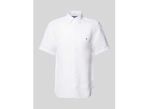 8720646622573 - Regular Fit Leinenhemd mit Button-Down-Kragen