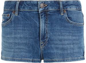 8720646681334 - TOMMY Jeans Jeansshorts Nora Five-Pocket Taschennieten für Damen blau 26