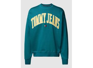 8720646712830 - Boxy Fit Sweatshirt mit Label-Stitching