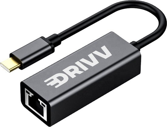 8720648282171 - USB-C zu Ethernet Adapter   Internet   Netzwerk - 10 100 1000 MBps - Grau