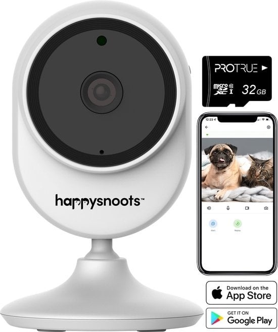 8720648292316 - 1080p Haustierkamera mit App - Hundekamera - Haustierkamera - Haustierkamera Wifi Indoor- für Hund   Katzen   Tiere