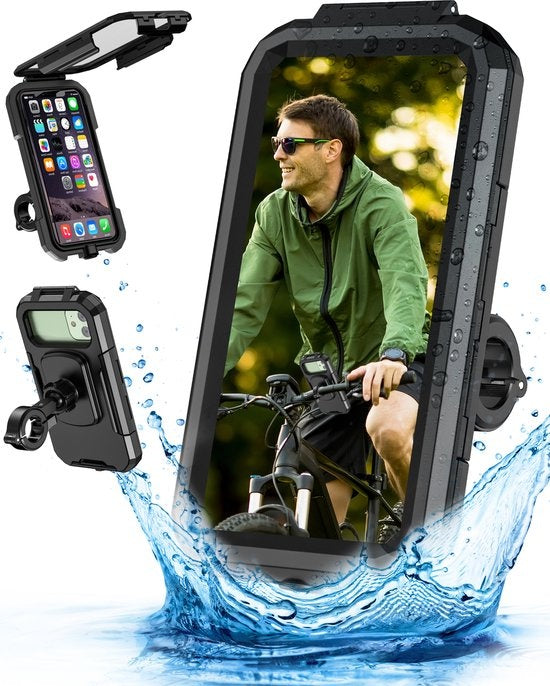8720648399053 - Handyhalterung Fahrrad - Wasserdicht - Anti-Schock - schwarz 8720648399053 - Handyhalterung Fahrrad - Wasserdicht - Anti-Schock - schwarz