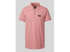 8720672338851 - Poloshirt mit Label-Stitching