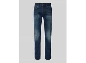 8720672396332 - Regular Fit Jeans mit Label-Detail Modell Nightflight