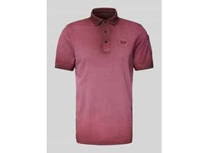 8720672543309 - Slim Fit Poloshirt mit Label-Stitching 8720672543309 - Slim Fit Poloshirt mit Label-Stitching