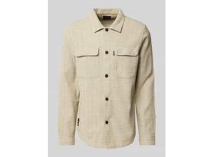 8720672546676 - Regular Fit Hemdjacke mit Brustpattentaschen Modell Dobby