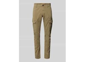 8720672551366 - Tapered Fit Cargohose mit Label-Print Modell NORDROP 8720672551366 - Tapered Fit Cargohose mit Label-Print Modell NORDROP