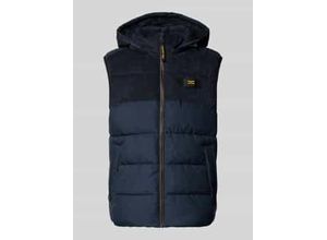 8720672667258 - Regular Fit Steppweste mit Logo-Applikation Modell Gobbler