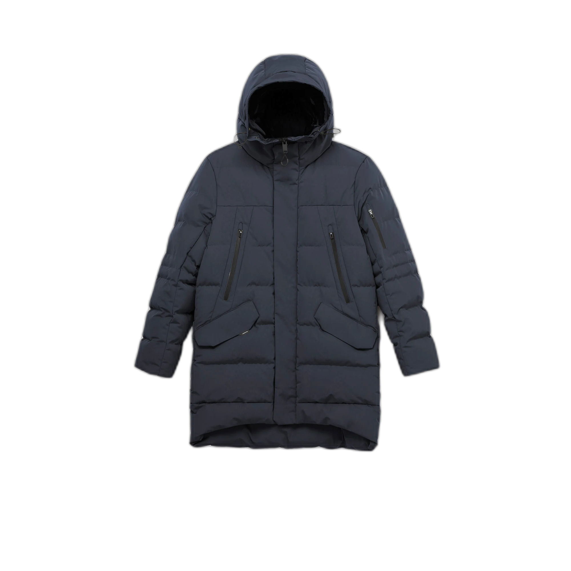 8720704095110 - Hüftlange Daunenjacke mit Kapuze Strofo