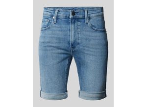 8720705412534 - Slim Fit Jeansshorts im 5-Pocket-Design in hellblau