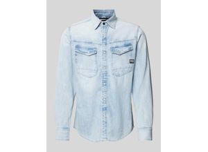 8720705425299 - Jeansjacke mit Kentkragen